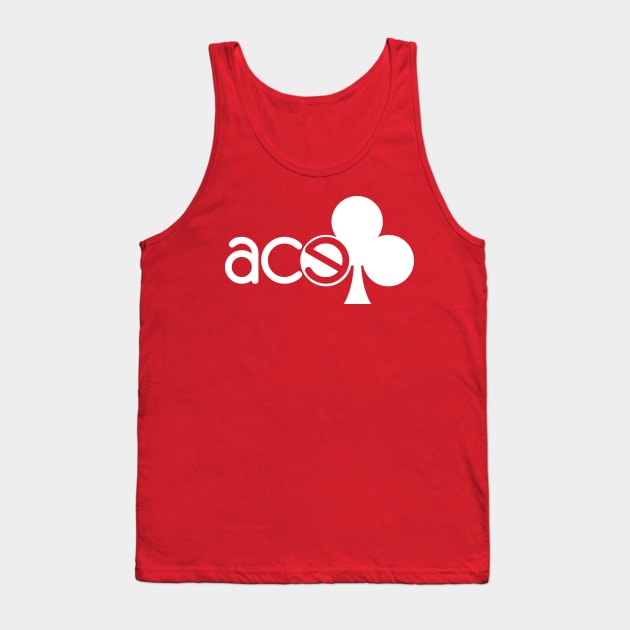 white ace club Tank Top by bigflacpro